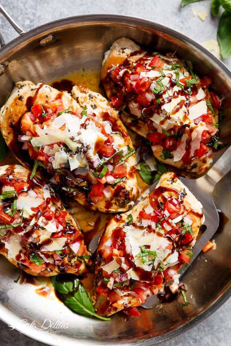 Pizza Chicken (CALORIES: 345 PROTEINS: 52.5 Grams FATS: 5.5 Grams)